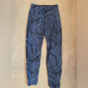 Athleta Girl Blue Swirl Joggers